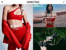 Tablet Screenshot of cushnieetochs.com